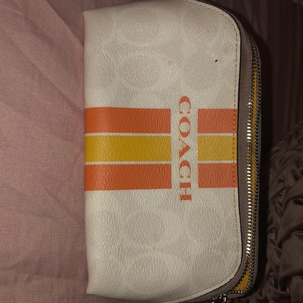 Coach makeup bag